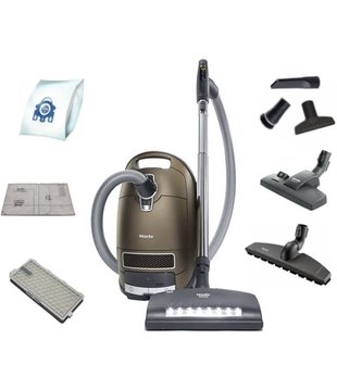 Miele Canister Vacuum - Complete C3 Brilliant Powerline (Pearl Bronze)