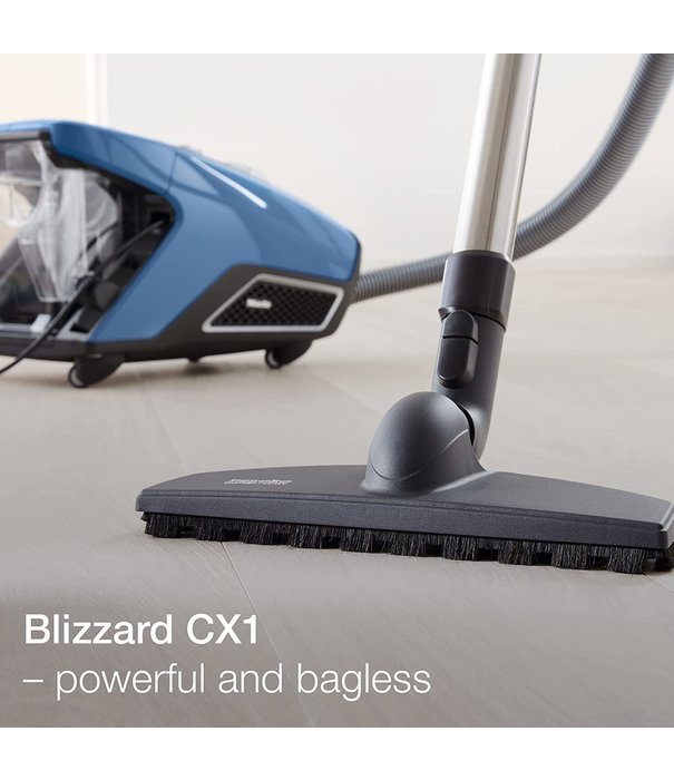 Miele Miele Bagless Canister Vacuum - Blizzard CX1 Turbo Team (Tech Blue)
