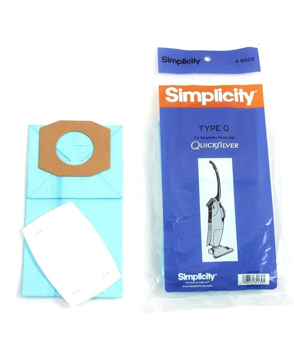 Riccar & Simplicity NLA Simplicity Paper Bags - Type Q (6 Pack)