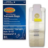 Panasonic EnviroCare Bags  - Styles U-12 / Z (3 Pk)