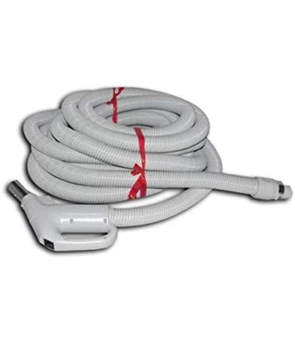 Central Vacuum Hose - Plastiflex 40' Low Voltage with On/Off Switch