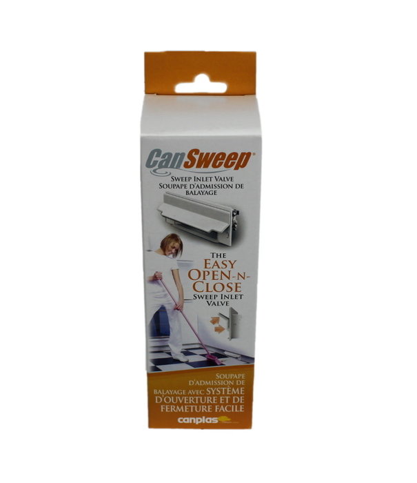 Central Vacuum CanSweep VacPan - Sweep Inlet Valve Central Vacuum (Almond)