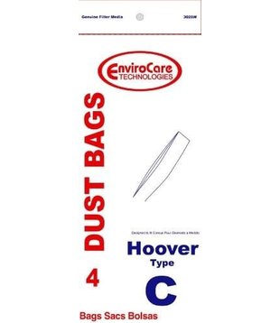 Hoover EnviroCare Bags Type C  (4 Pack)