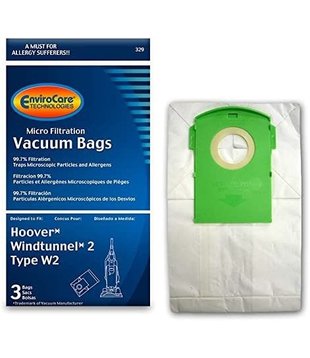 Hoover EnviroCare Bags - Type W2  (3 Pack)