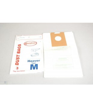 Hoover EnviroCare Bags - Type M  (3 Pack)