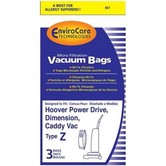 Hoover EnviroCare Bags - Type Z  (3 Pack)