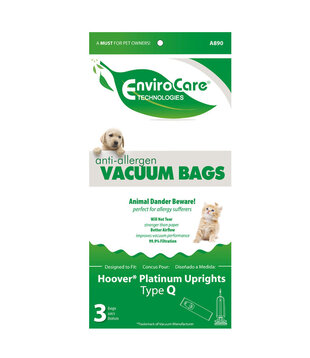 Hoover EnviroCare Bags - Type Q (3 Pack)