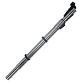 Telescopic Metal Wand - 1 1/4" Button Lock Chrome Wand With Cord Management