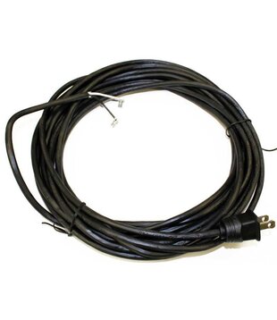 Replacement Power Cord - Filter Queen 25 ft Black  (Fits Cord winder Reel)