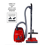 Sebo Canister Vacuum -  Airbelt K3 Premium with ET1 Power Nozzle & Parquet Brush (Red)