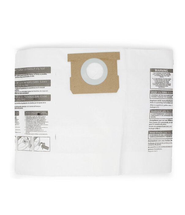 Shop Vac DVC Paper Bag - Shopvac 5/6/8 Gallon Type E (3 Pack)