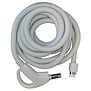 Crush Proof Hose - Central Vacuum Direct Connect Light Gray (Dual Switching  30')