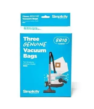 Simplicity Hepa Bags - BRIO Canister (3 Pack)