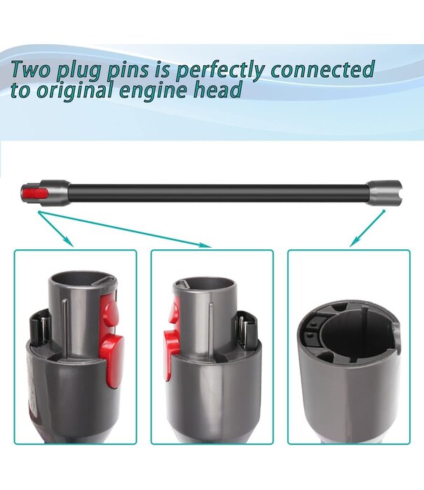 Dyson Wand Assembly - Dyson Aftermarket V11, SV12, 14, 15, 16 (28.5 Black)