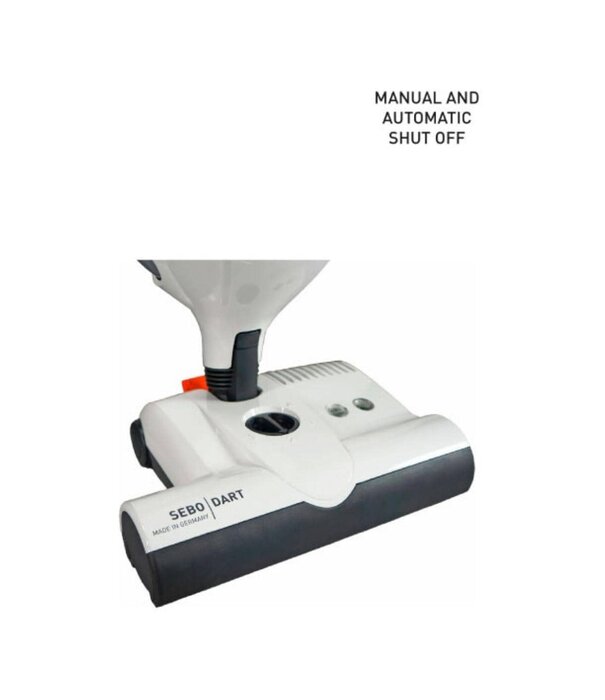 Sebo Upright Vacuum - SEBO Dart With ET-1 Power Head  (12" Nozzle)