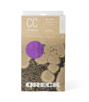 Oreck Genuine Bags - XL CC Hepa SaniSeal 6 Pack (Purple)