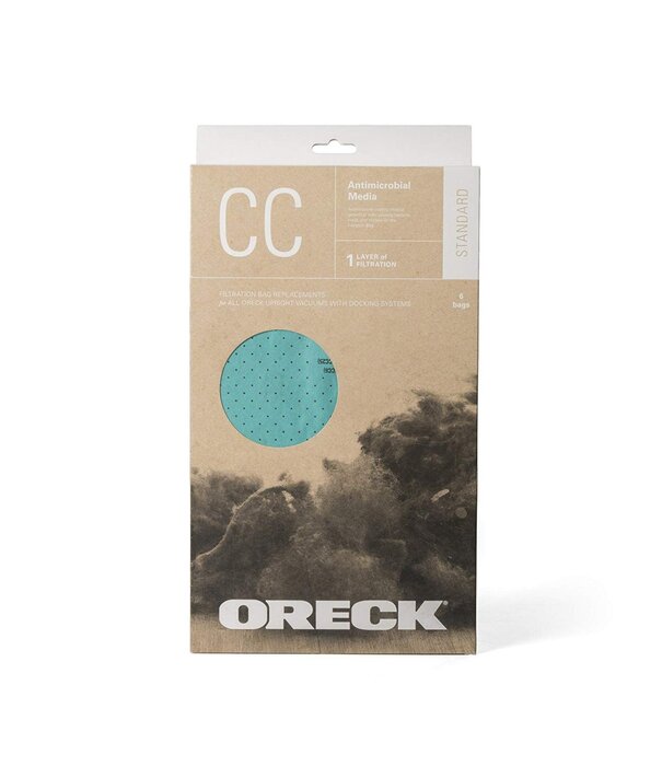 Oreck Oreck Genuine Bags - XL CC Antimicrobial Media 6 Pack (Blue)