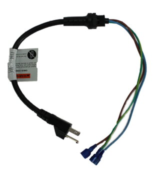 Power Cord  Assembly with Strain Relief - Proteam Backpack (18" 14/3)