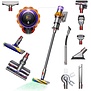 Dyson Cordless Vacuum - V15 Detect Total Clean Extra Yellow/Nickel