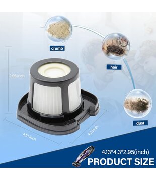 Hepa Filter - Bissell Pet Hair Eraser 2390A (Replacement)