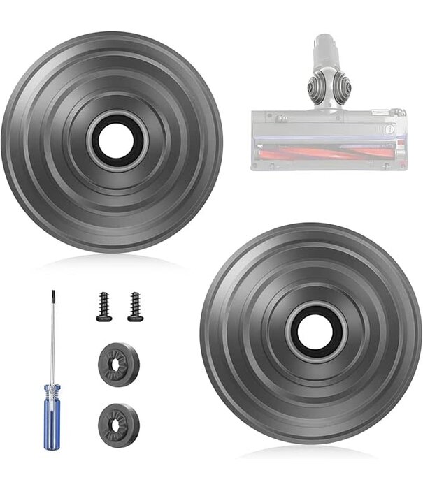 Dyson Wheel Assembly Set - Dyson V Ball V6 thru V12 (SV12/SV14/V11) Replacement