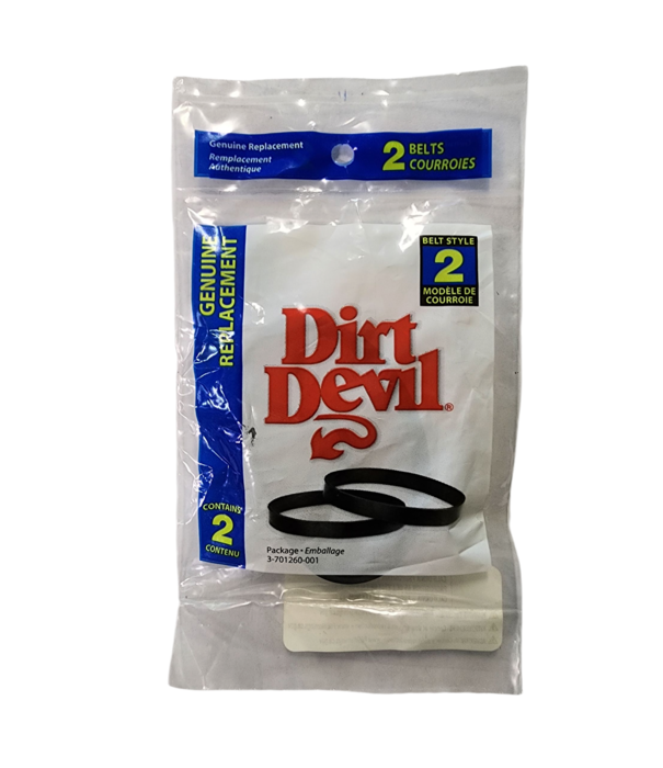 Dirt Devil Belt - Royal Dirt Devil Broom Vac (Style 2) 2 Pack