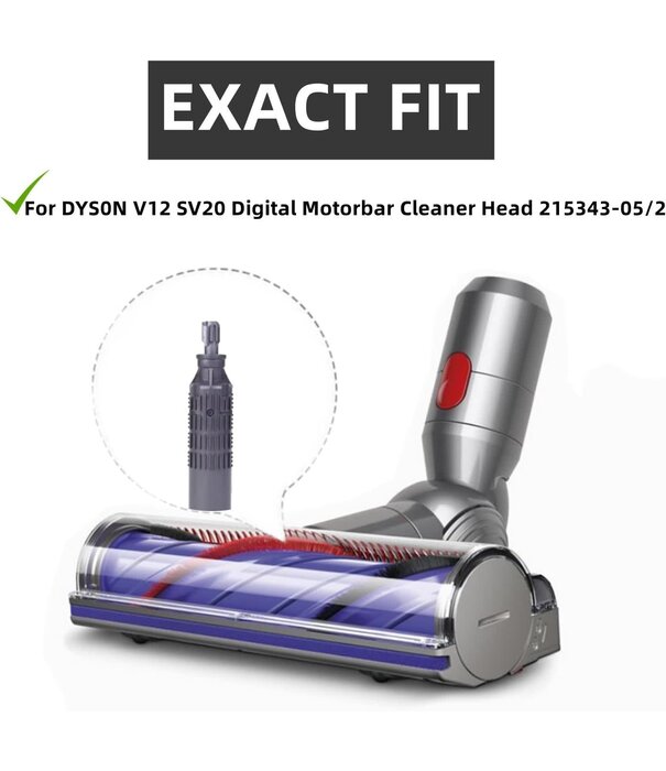 Dyson Brush Bar Service Assembly - Dyson 215343-05 V12, V10 Slim (3 Prong Replacement)