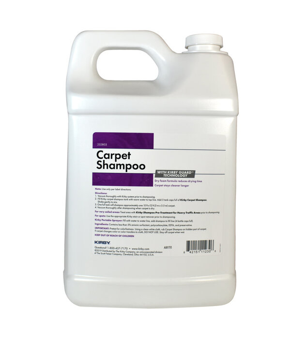 Kirby Carpet Shampoo - Kirby Unscented Gallon