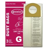 Dirt Devil EnviroCare Bags - Type G (3 Pack)