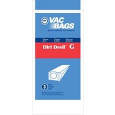 Dirt Devil DVC Bags - Type G (3 Pack)