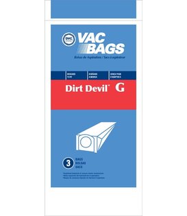 Dirt Devil DVC Bags - Type G (3 Pack)