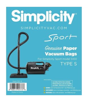 Simplicity Paper Bags - Type S (6 Pack)