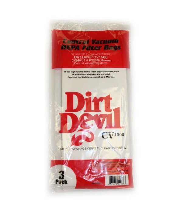 Dirt Devil Dirt Devil Bags - Type CV1500 (3 Pack)
