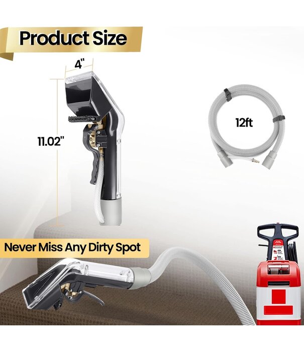 Rug Doctor Upgraded Upholstery Hose Kit - Rug Doctor Pro Replacement (12' hose)