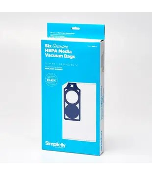 Simplicity Hepa Bags - Synchrony S30 Models (6 Pack)