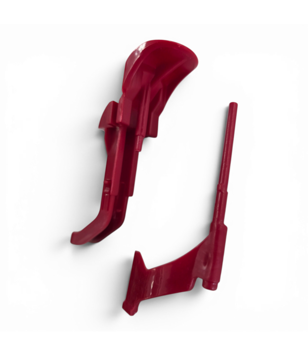 Dyson Red Cyclone Canister Button & Release Shaft Kit - Dyson DC65, UP13 (No Springs)