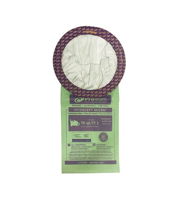 ProTeam Genuine Disposable Bags - Proteam Running Vac 10Qt (10 Pack)
