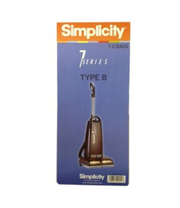 Riccar & Simplicity Simplicity Paper Bags - Type B (12 Pack)