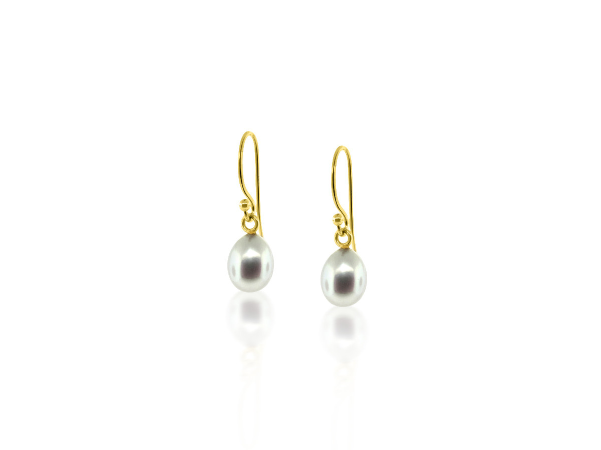 Pearl Drop Earrings E2057 - Trabert 