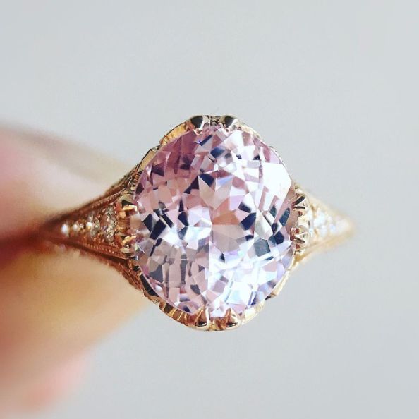 19 Pink Engagement Rings So Pretty, They’ll Make You Blush
