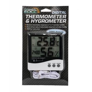 Growers Edge Grower's Edge Large Display Thermometer / Hygrometer