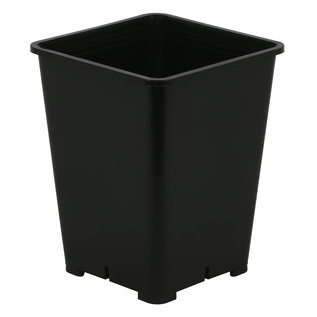 Gro Pro Gro Pro Premium Black Square Pot 6 in x 6 in x 8 in