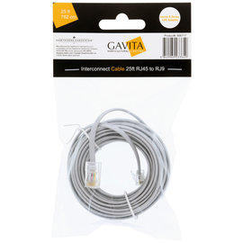 Gavita Gavita E-Series LED Adapter Interconnect Cable 25ft Cable RJ45 to RJ9