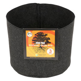 Gro Pro Gro Pro Essential Round Fabric Pot - Black 3 Gallon