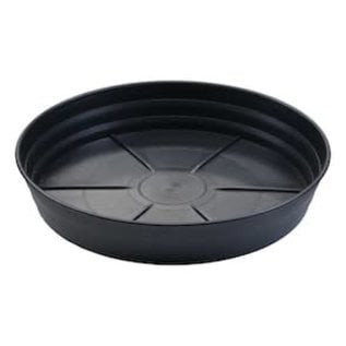 DL Wholesale 25" Grow1 Premium Black Injection Pot Saucers