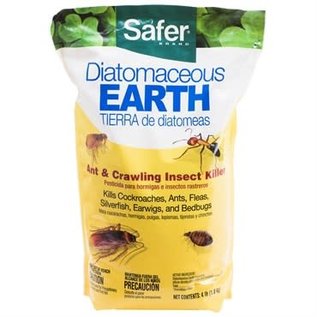 Safer Safer® Brand Diatomaceous Earth - Bed Bug, Flea, Ant, Crawling Insect Killer 4lb