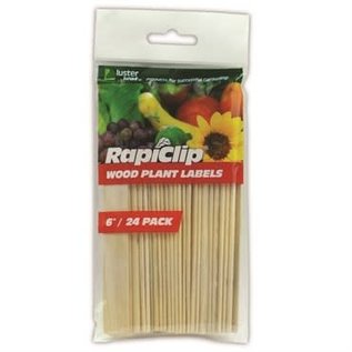 Luster Leaf® Rapiclip® Wood Plant Labels - 6in - 24pk