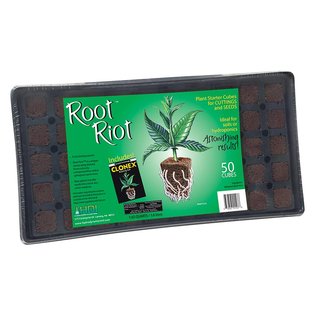 Hydrodynamics International HydroDynamics Root Riot Tray with 50 Root Riot Starter Cubes