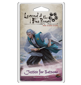Fantasy Flight Games Legend of the Five Rings LCG: Justice for Satsume Dynasty Pack