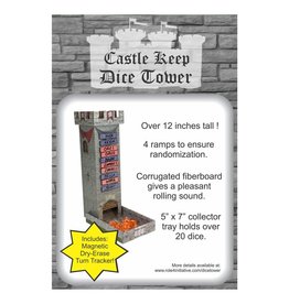 Role 4 Initiative Castle Keep Dice Tower with Magnetic Turn Tracker